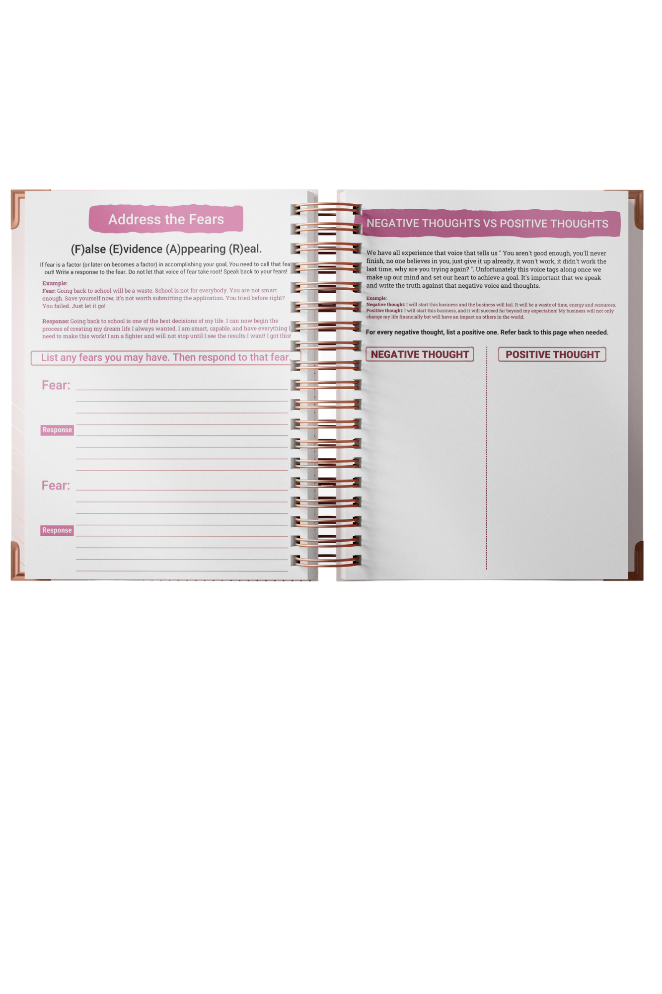 Step by Step Goal Planner